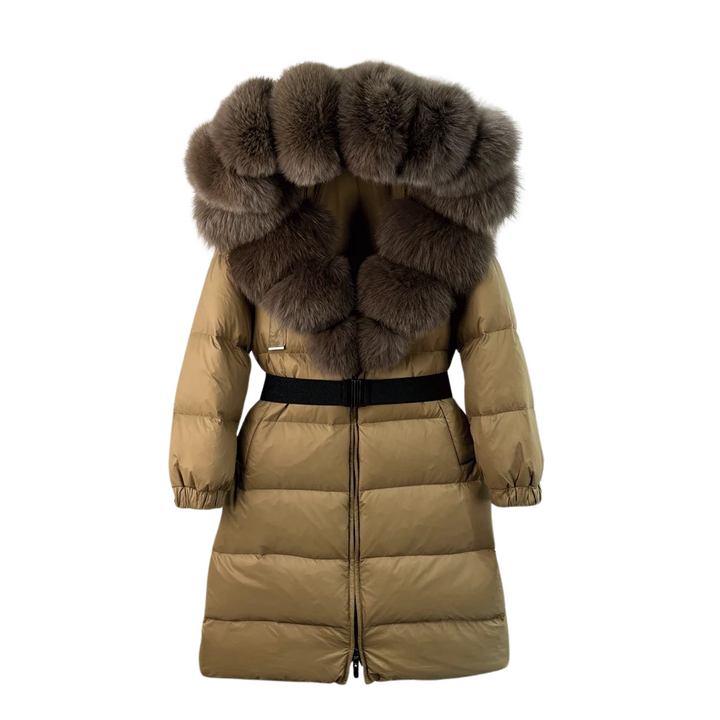 Sierra Fox Fur Women Padded Puffer Jacket