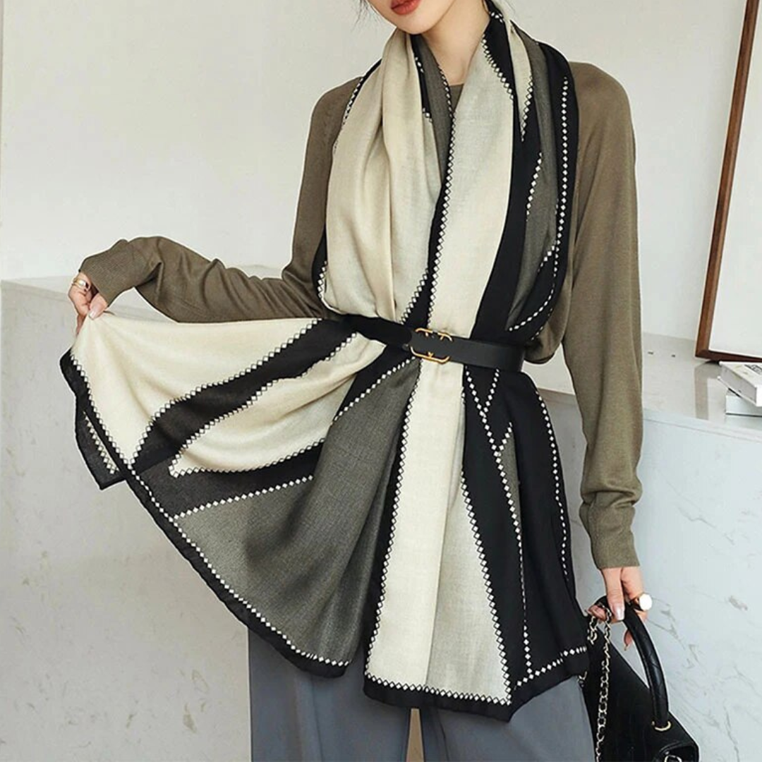 Audrey Geometry Shawl Artisio