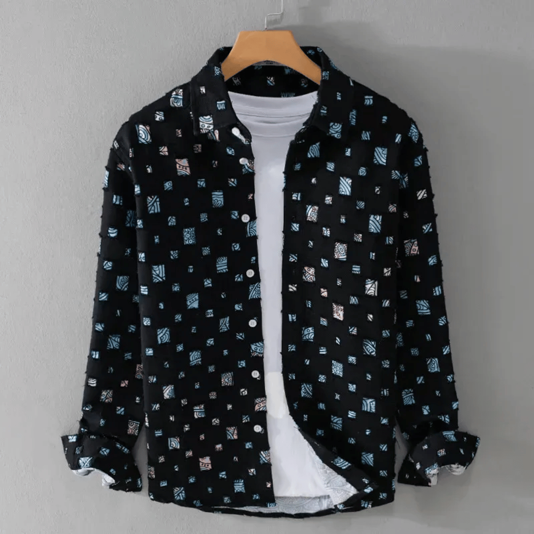 Alessandro Denim Frayed Shirt