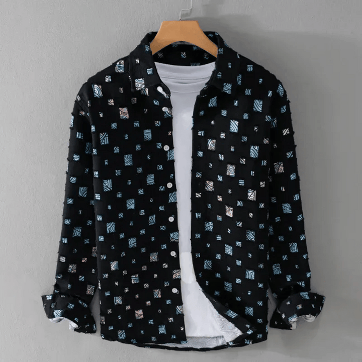 Alessandro Denim Frayed Shirt