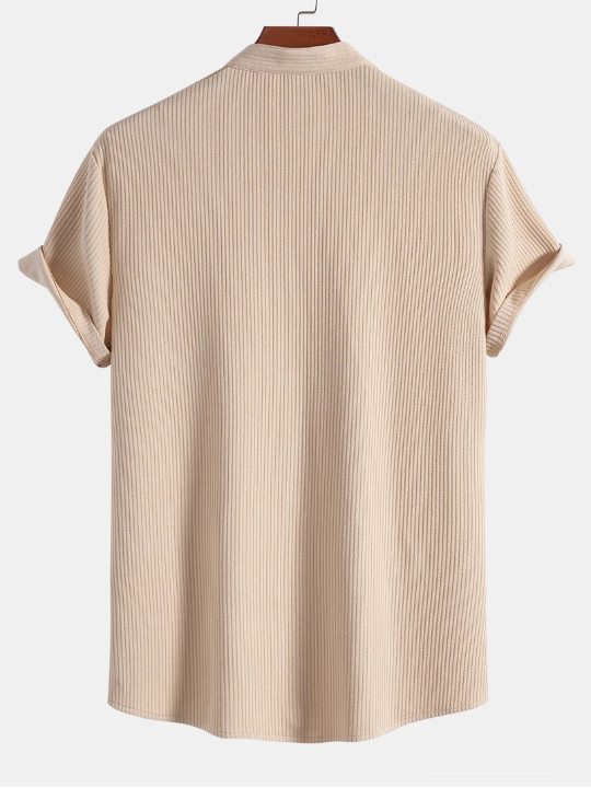 Francesco Franco® Ribbed Collar Shirt