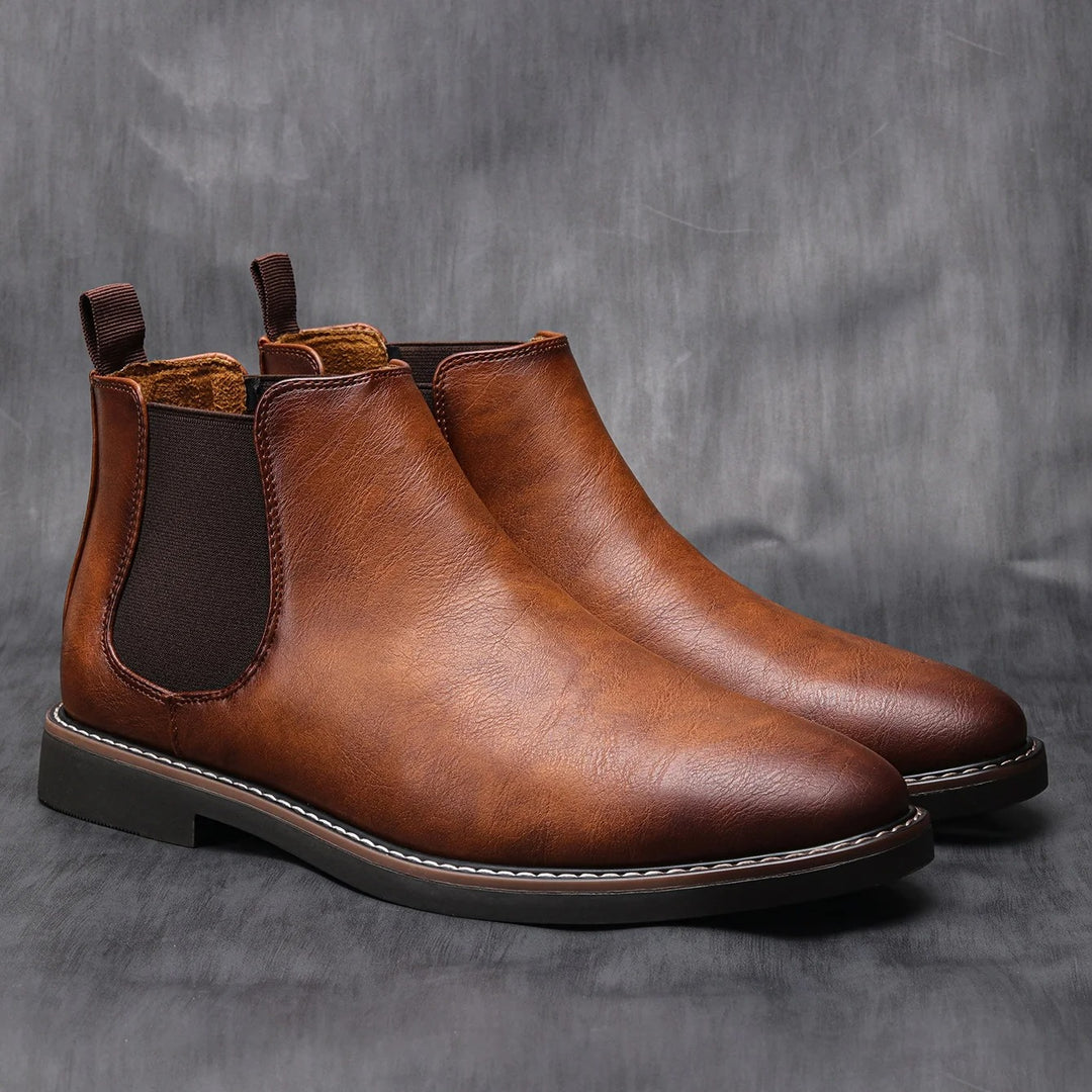 Harrison Leather Chelsea Boots