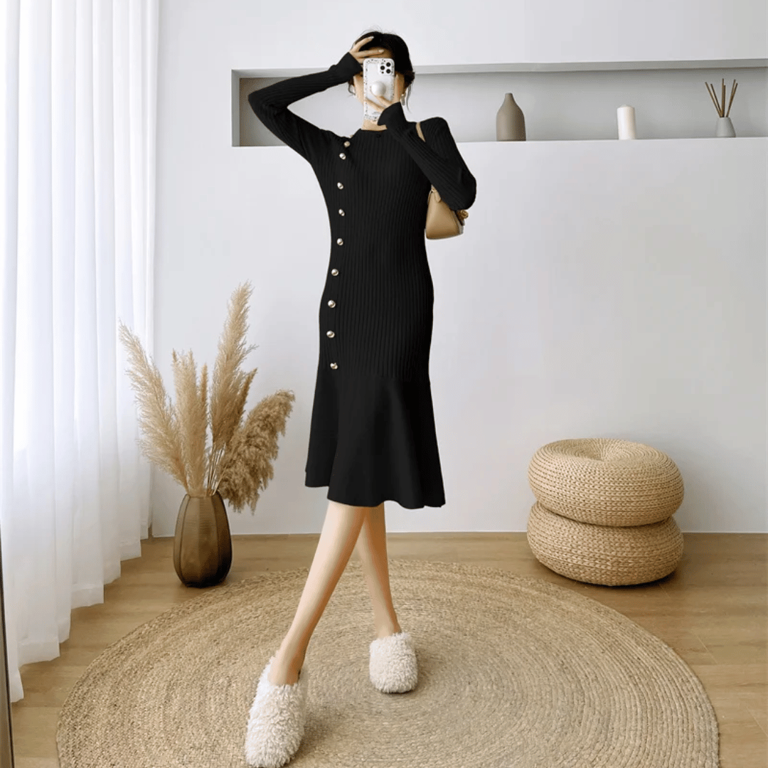 Luna Elegant Knitted Dress