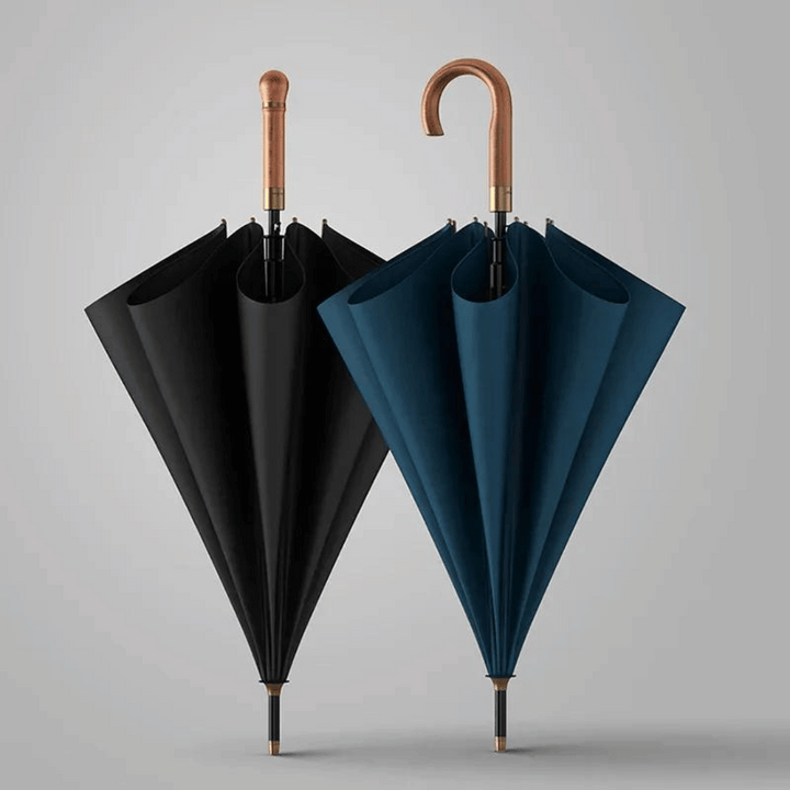 Elegante Volute Wooden Umbrella