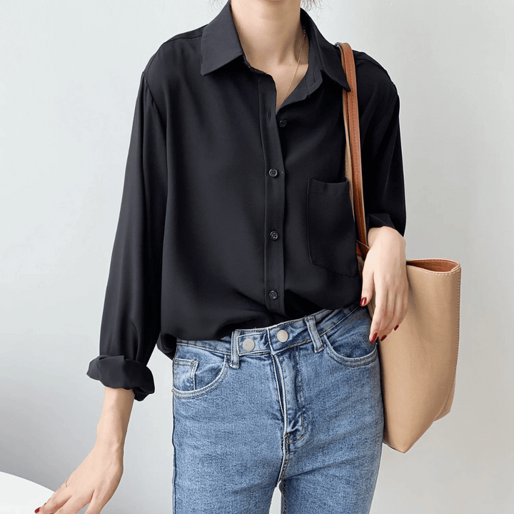 Luna Charmeuse Blouse by Isabella Vionnet®