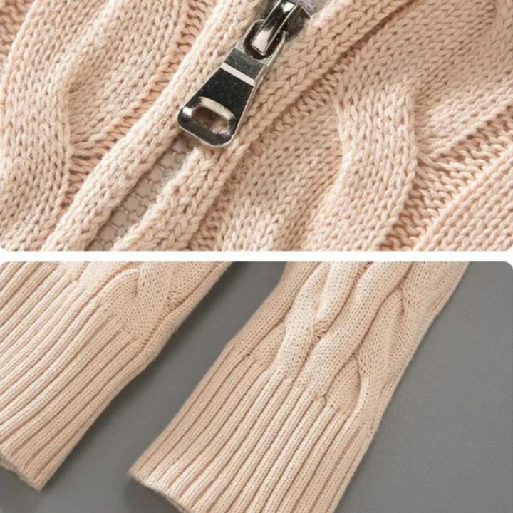 Valentino Zip Knit Sweater