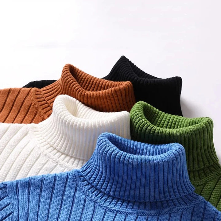 Apollo™ Ribbed Knit Turtleneck Sweater