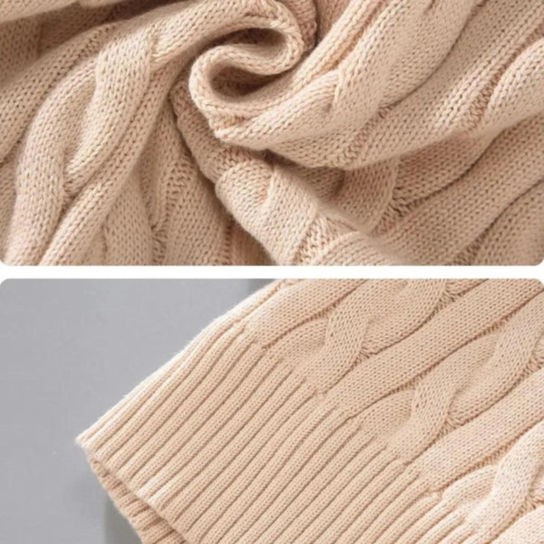 Valentino Zip Knit Sweater