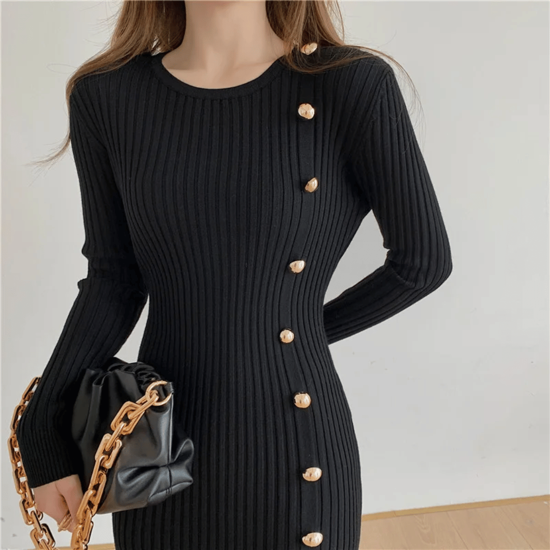 Luna Elegant Knitted Dress