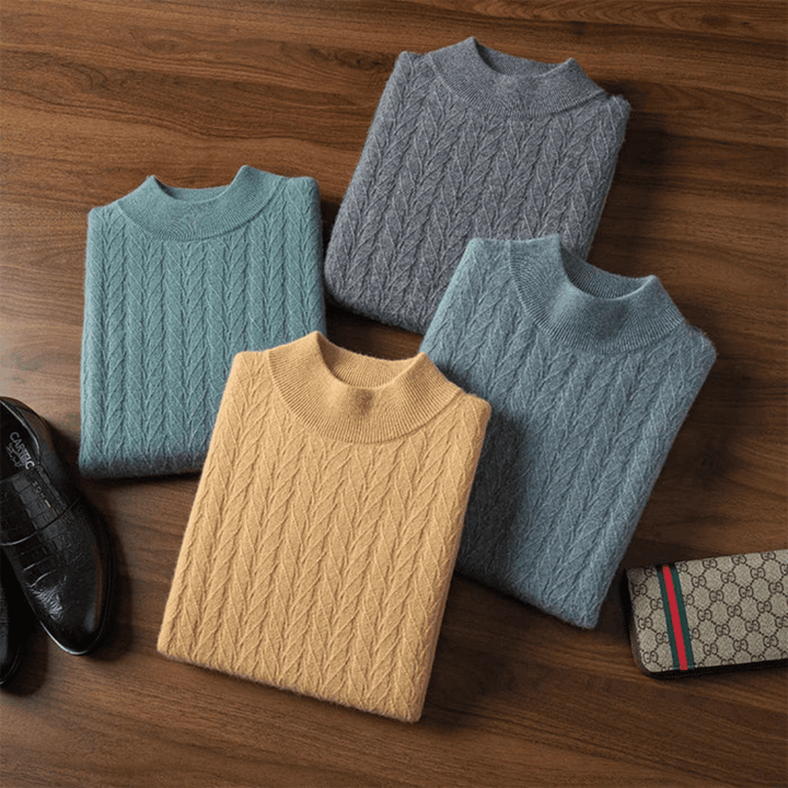 Apollo Cashmere Turtleneck Sweater