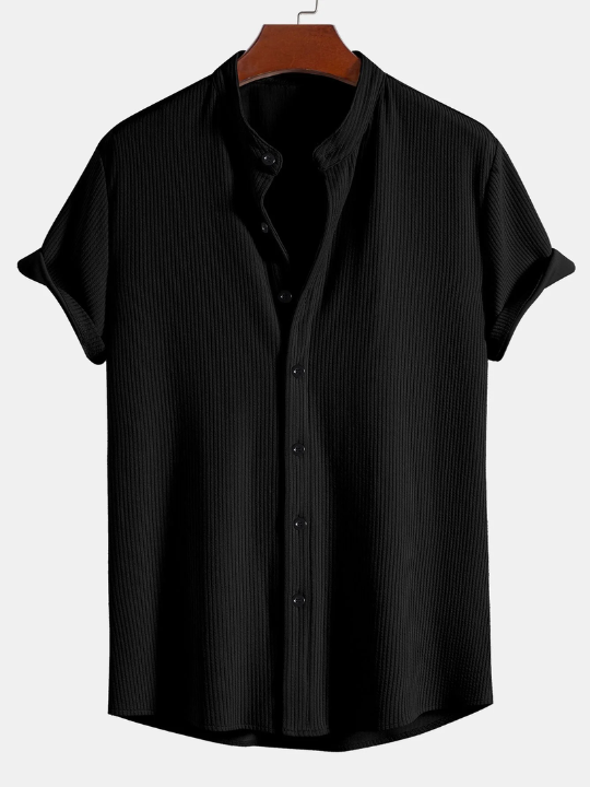 Francesco Franco® Ribbed Collar Shirt