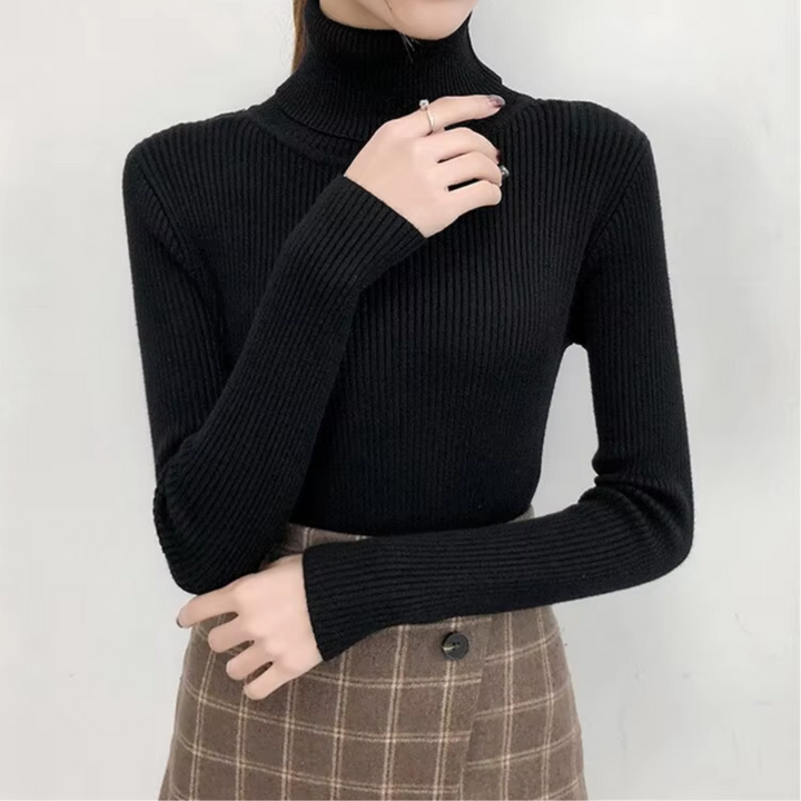 Eve Knitted Turtleneck Women Sweater