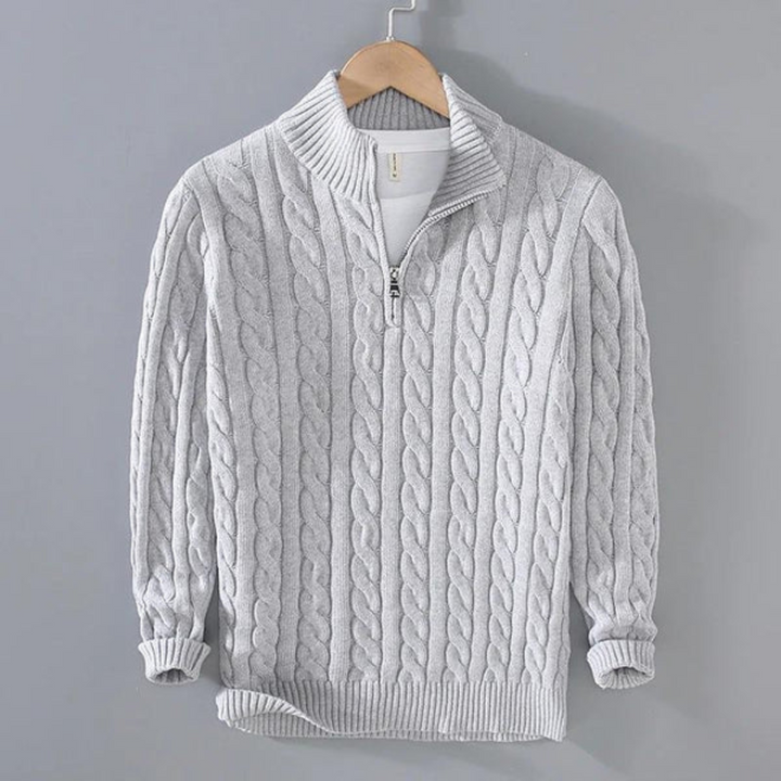 Valentino Zip Knit Sweater