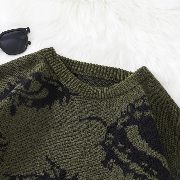 Charles Abstract Eye Sweater Artisio