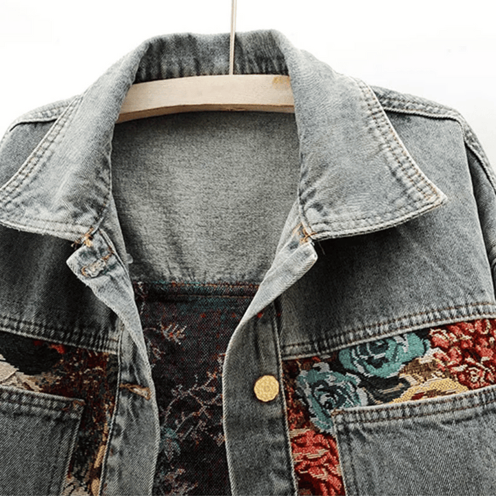 Morisot™ Floral Denim Jacket