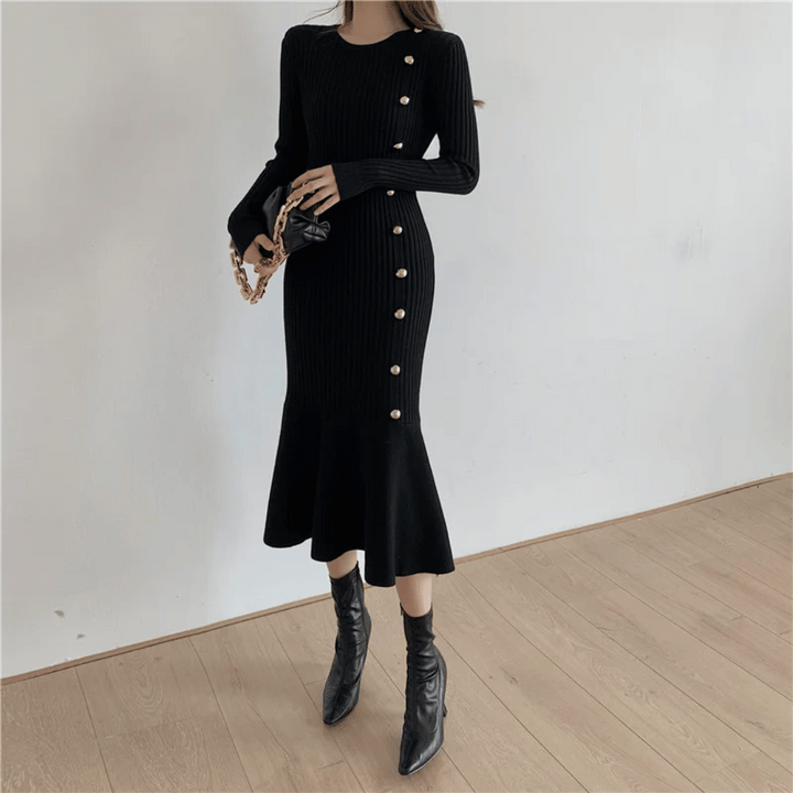 Luna Elegant Knitted Dress