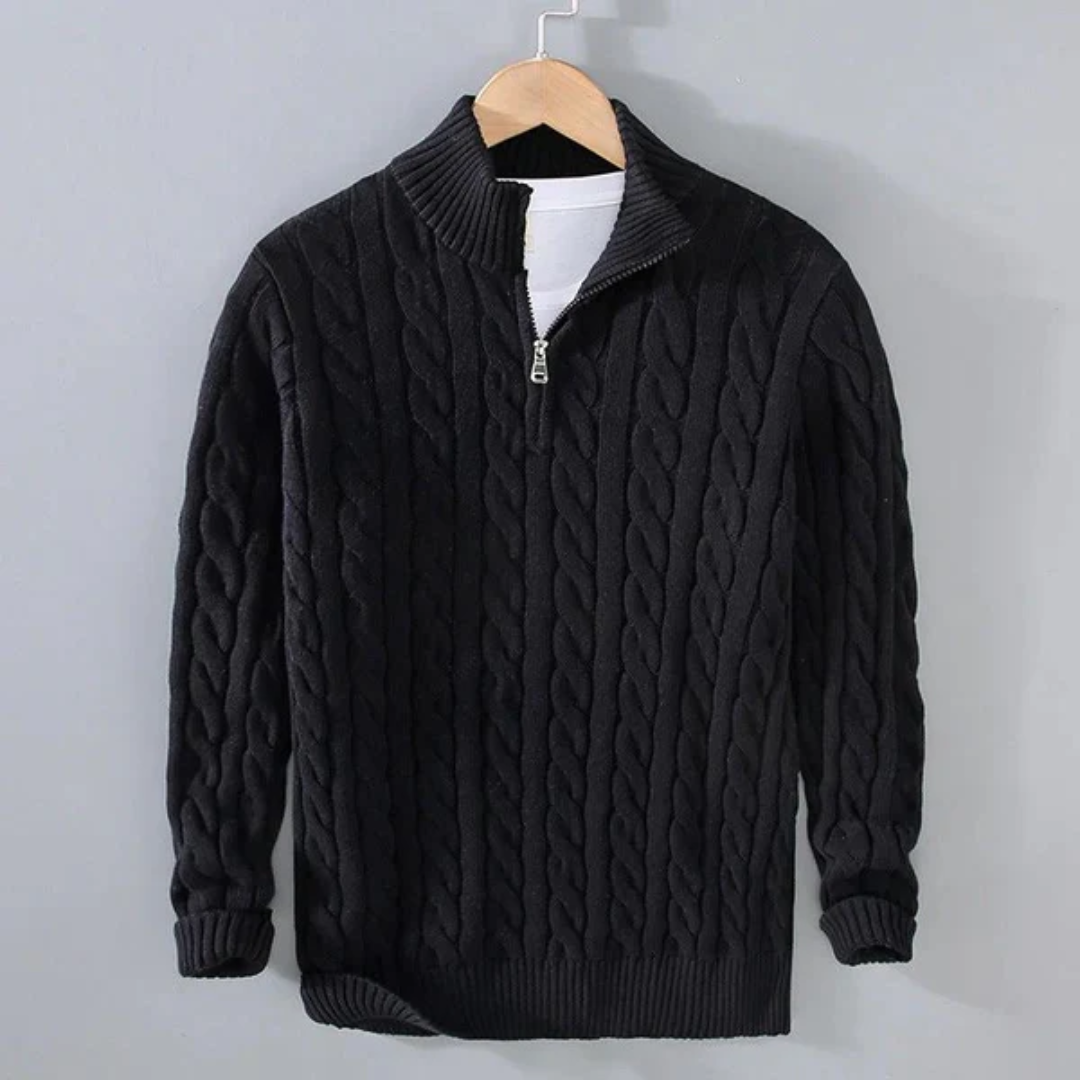 Valentino Zip Knit Sweater