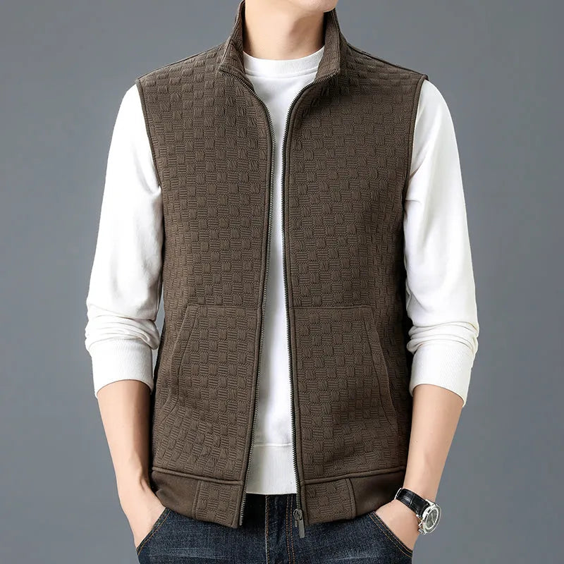 Aldrin Cotton Fleece Knit Vest Artisio