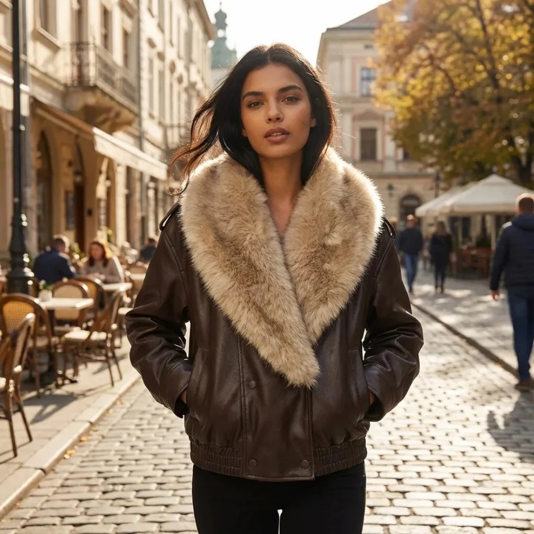 AT | Asha Faux Leather Jacket