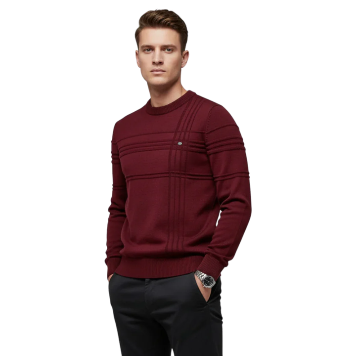 AT | Kevin Linear Pattern Sweater