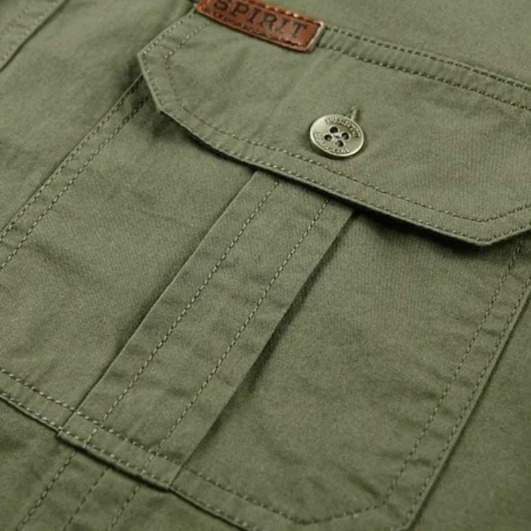 AT | Men Utility Pocket Shirt