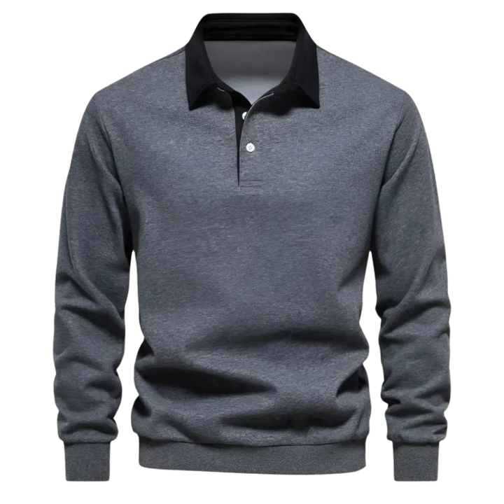 AT | Men’s Button Placket Knit Top