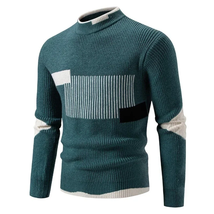 AT | Men’s Abstract Panel Sweater