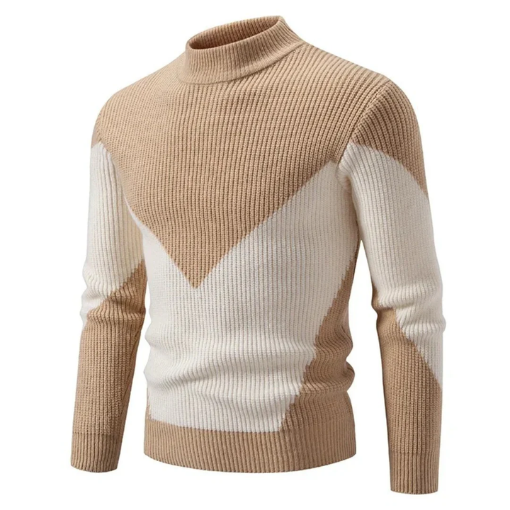 AT | Men’s Abstract Panel Sweater