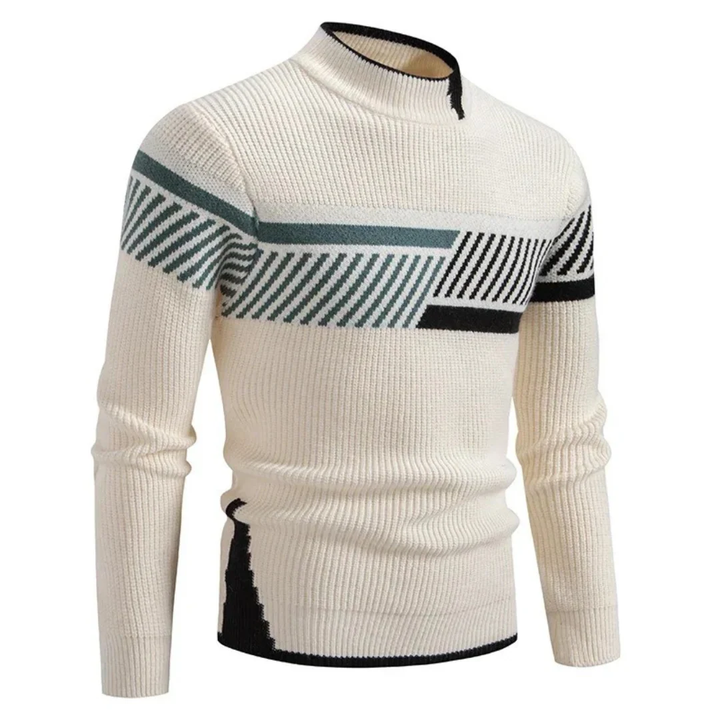 AT | Men’s Abstract Panel Sweater