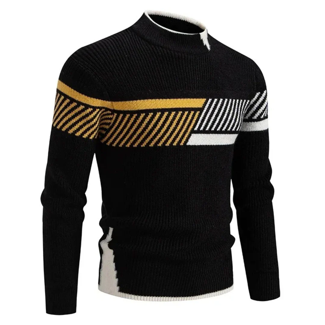 AT | Men’s Abstract Panel Sweater