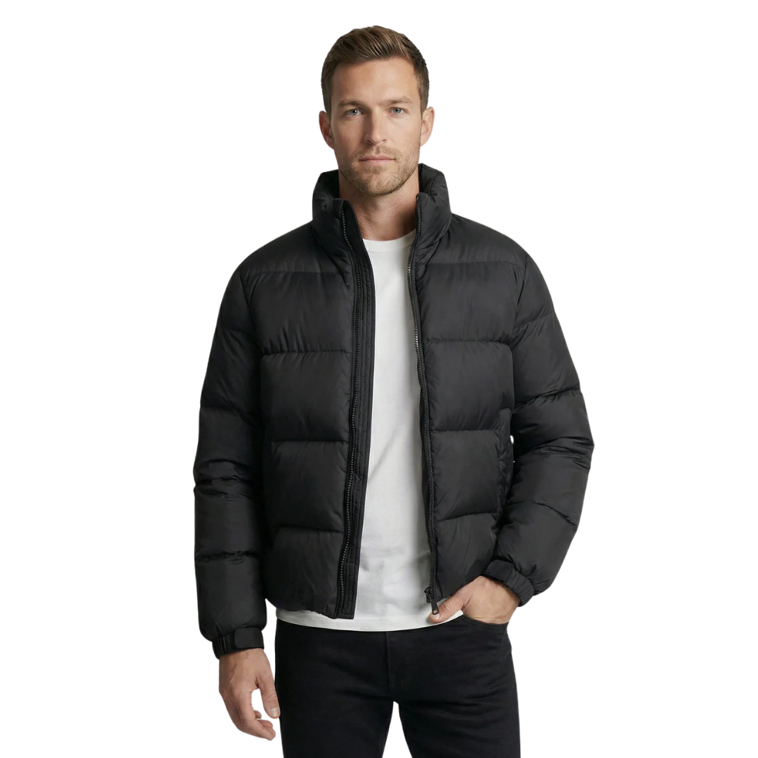 AT | Men’s Duck-Down Hooded Puffer Jacket