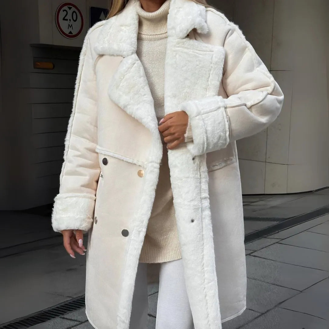 Addison Faux Shearling Winter Coat Artisio