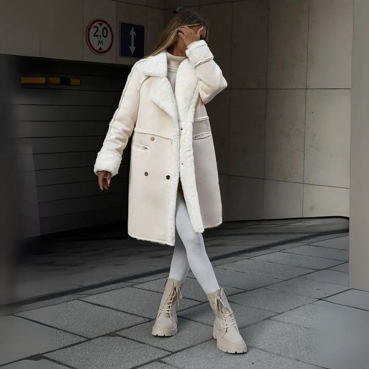 Addison Faux Shearling Winter Coat Artisio
