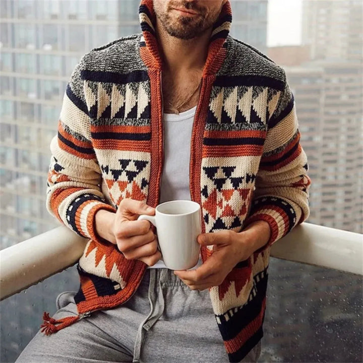 Alaric Jacquard Cardigan