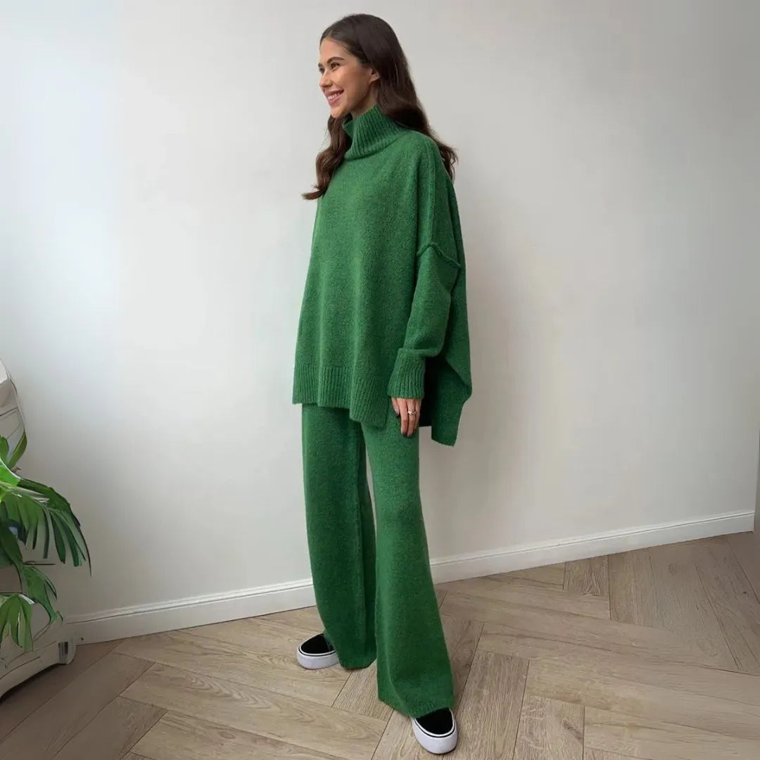 Alda Turtleneck Knit Lounge Set