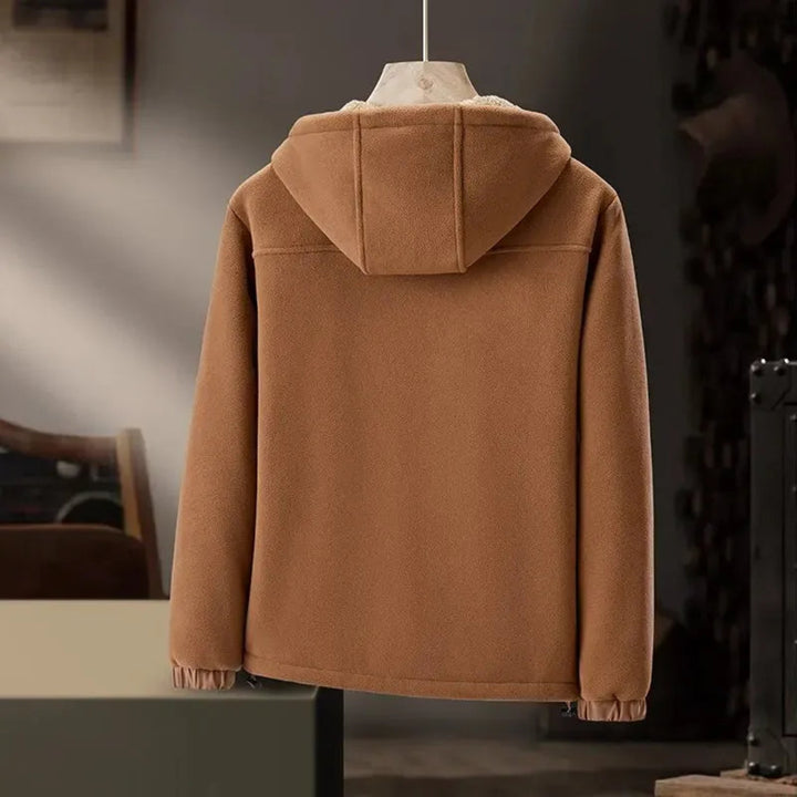 Alec Cashmere Fleece Hooded Jacket Artisio