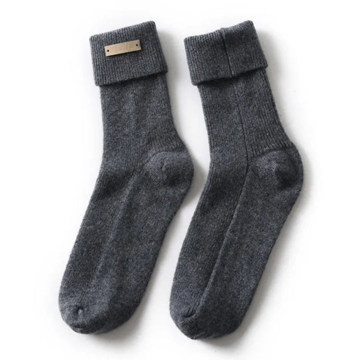 Amelia Pure Cashmere Crew Socks