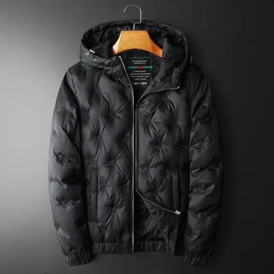 White Duck Down Jacket Artisio