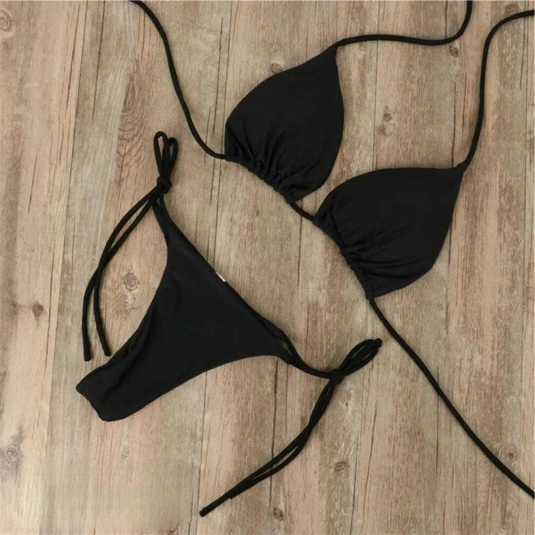 Classic Triangle String Bikini Set