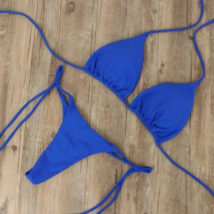 Classic Triangle String Bikini Set