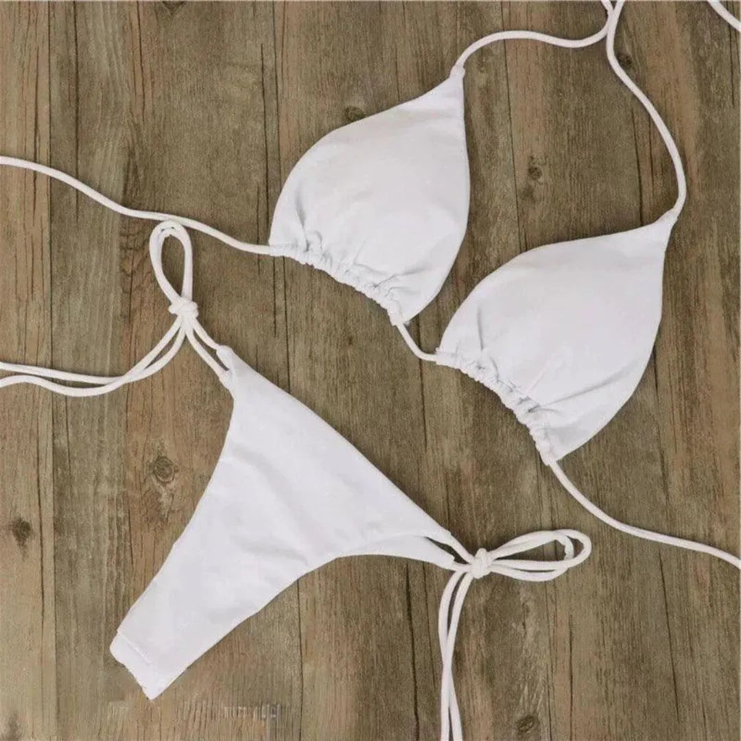 Classic Triangle String Bikini Set