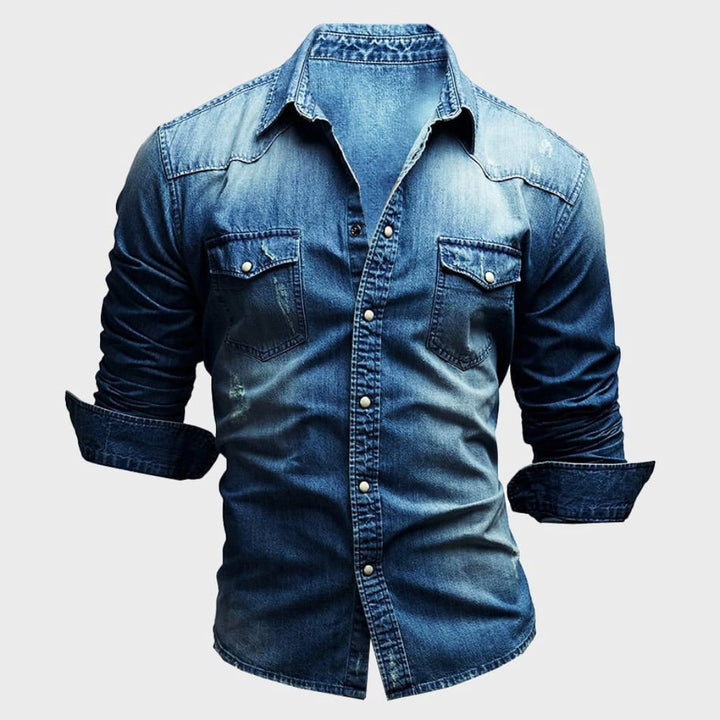 Anthony Classic Western Denim Shirt