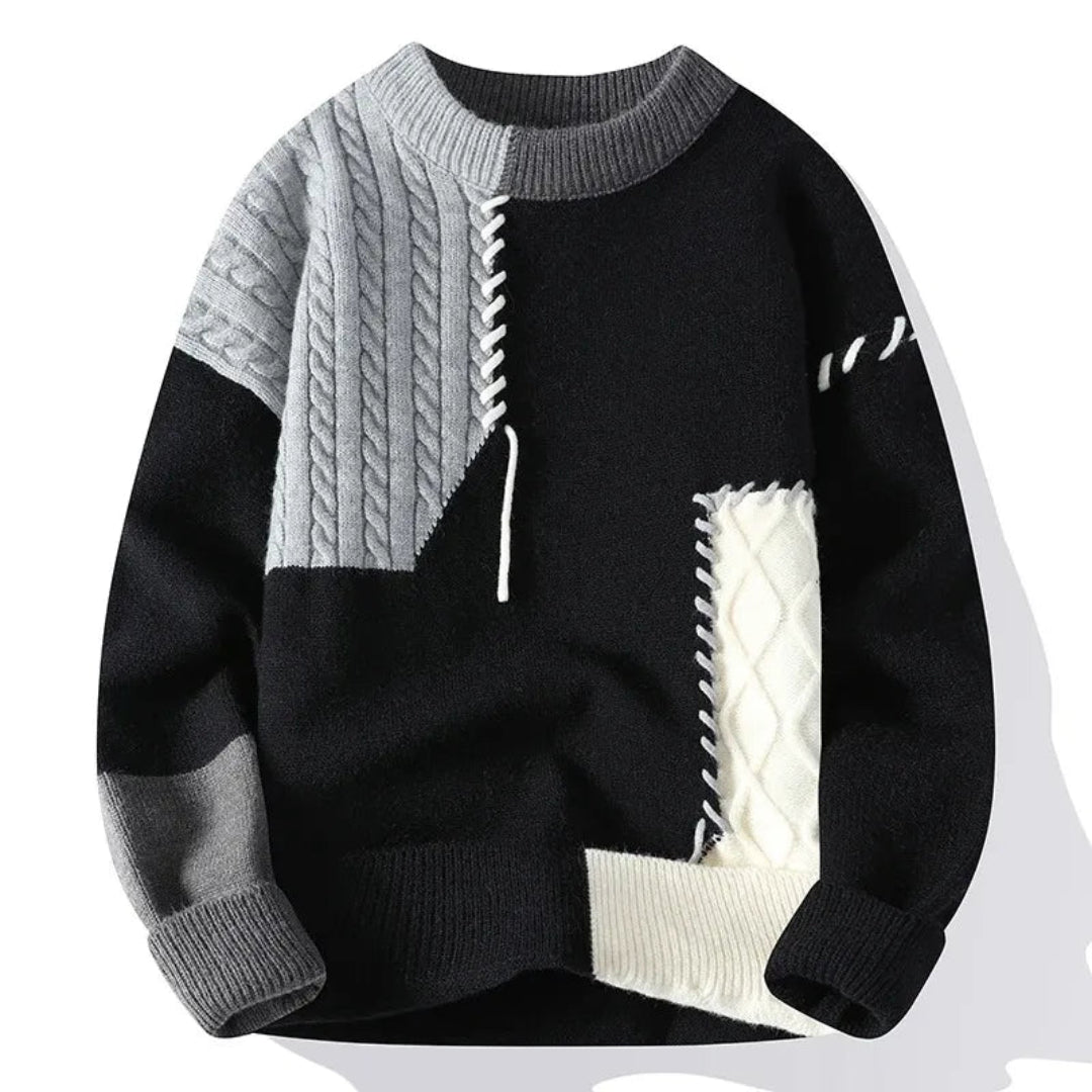 Apollo Patchwork Vanguard Sweater