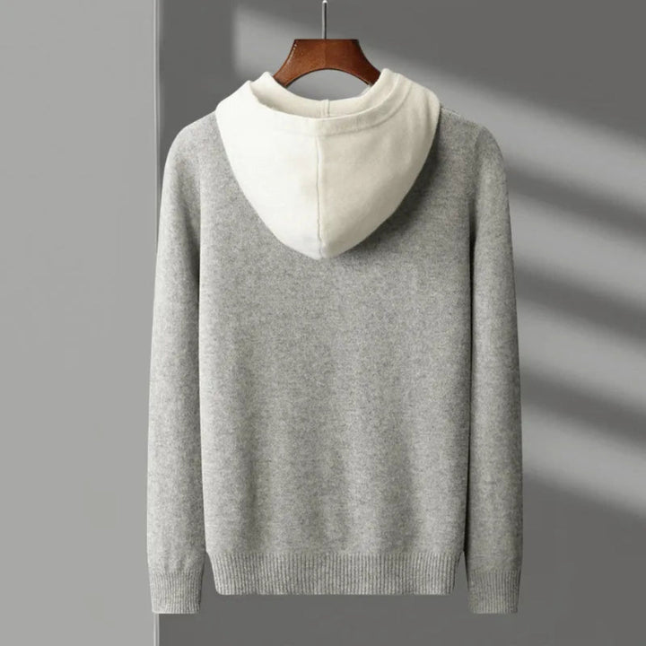 Archer Merino Wool Knit Hoodie Artisio