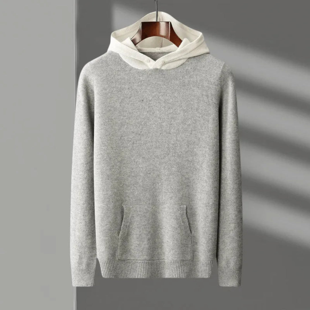 Archer Merino Wool Knit Hoodie Artisio