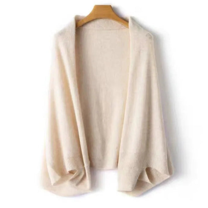 Arianna Pure Wool Shawl Cardigan