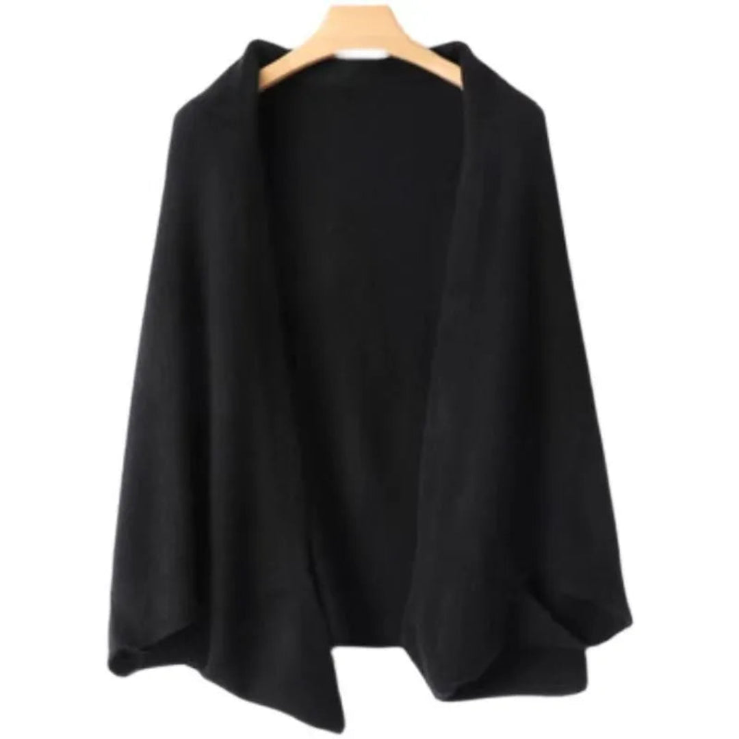 Arianna Pure Wool Shawl Cardigan