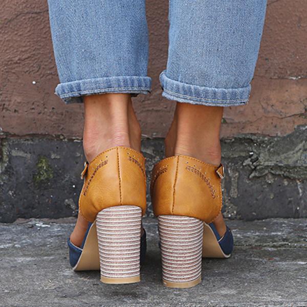 Artisio | Women Adjustable Strap Orthopedic Heels