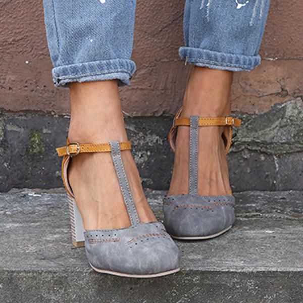 Artisio | Women Adjustable Strap Orthopedic Heels