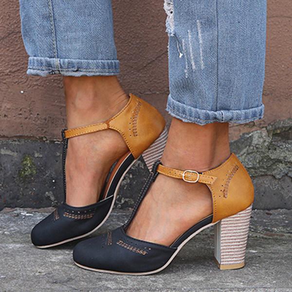 Artisio | Women Adjustable Strap Orthopedic Heels